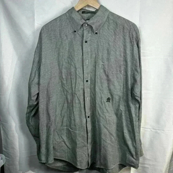 Tommy Hilfiger long sleeve button down mens large - Picture 1 of 4